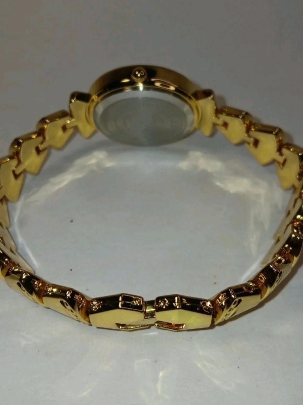 BIBI Women's Gold Tone Crystal Rhinestone Bracelet Quartz Watch NIB w/ Box